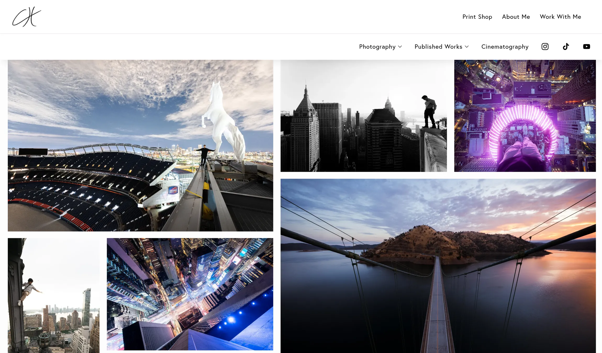clementheck.com — Clement Heck's photography portfolio homepage