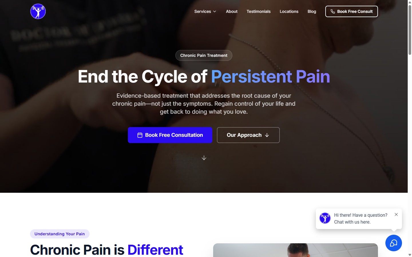 Chronic Pain page on Doctor of Prehab