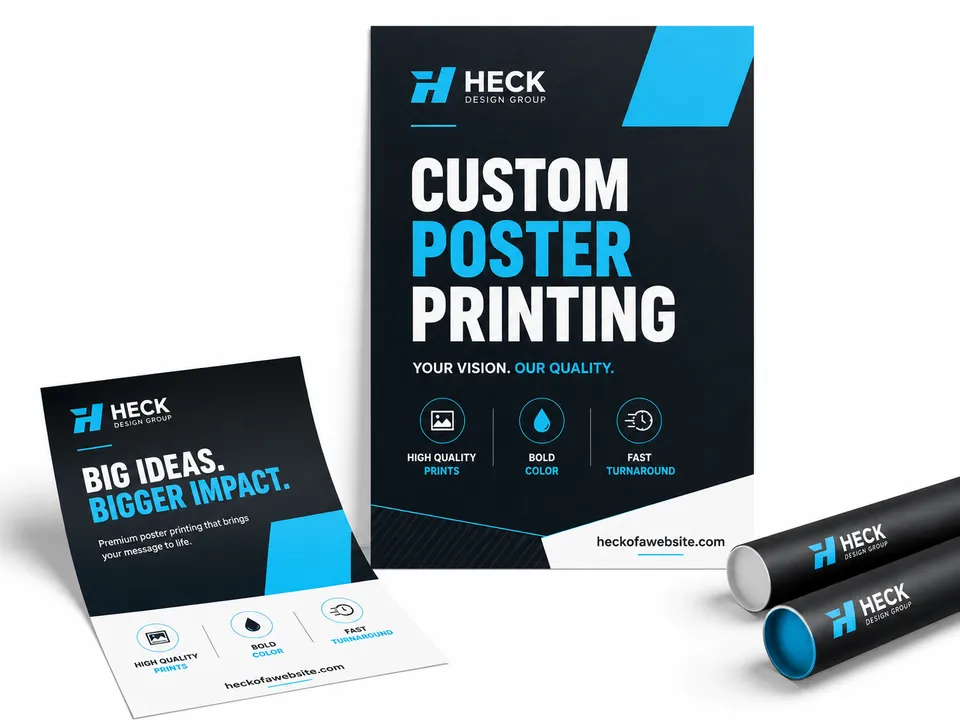 Printed campaign posters